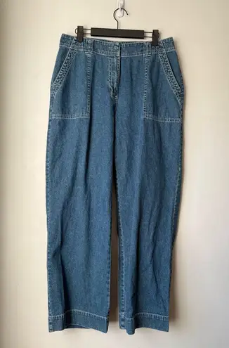Marsh Landing Vintage 90s Denim Loose Straight Leg Utility Pocket Jeans 12