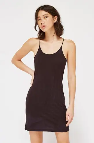 Lacausa  Racer Back Slip Dress Black Medium