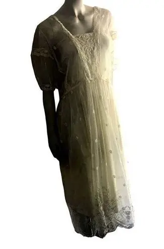 Vintage Strauss by Bonnie Lace Victorian Maxi Dress Women's Size 10 (XS Modern)