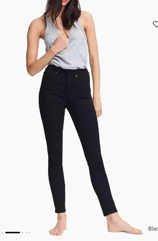 Rag and Bone  High Rise Skinny Jeans in Black -
size 27 - Image 1