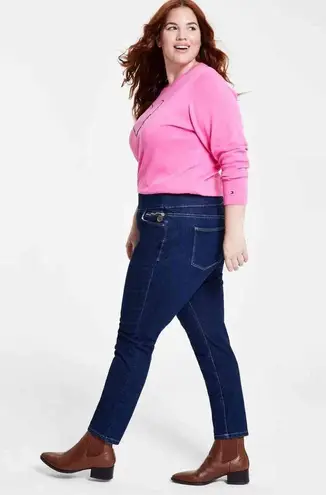 Tommy Hilfiger NWT  Womens Star Wash Slimming Skinny Jeans Size  24W Plus