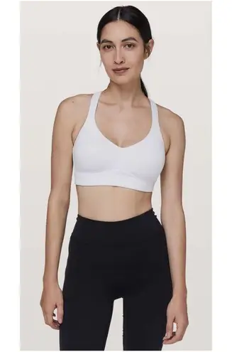 Lululemon  Speed Up Bra High Support for C/D Cup White Mesh Back Racerback * 6 * - Image 8