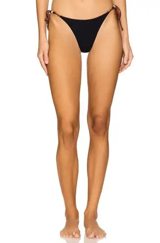 Bond Eye Anali Reversible Bikini Bottoms in Black Arabica Medium/Large New Brief