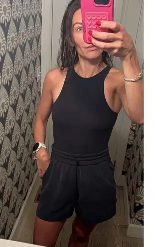 SKIMS Fits Everybody High Neck Bodysuit in Onyx Black Size XX-Small