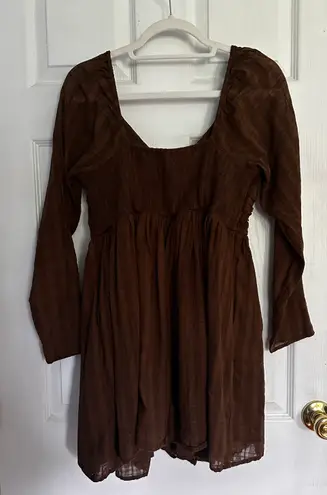 American Eagle Outfitters Brown Mini Dress