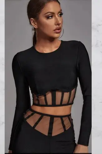 BELLA BARNETT Black Jumpsuit For Women Cut Out .