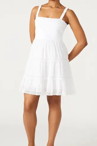 Steve Madden White Tiered Sundress 