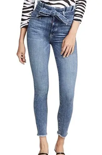 Alice + Olivia Paperbag Waist Skinny Jeans in Strictly Business