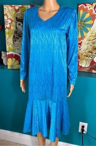 Vintage Blue Anthony Richards  Dress