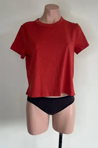 Lululemon Classic Cotton Blend Tee In Red Rock