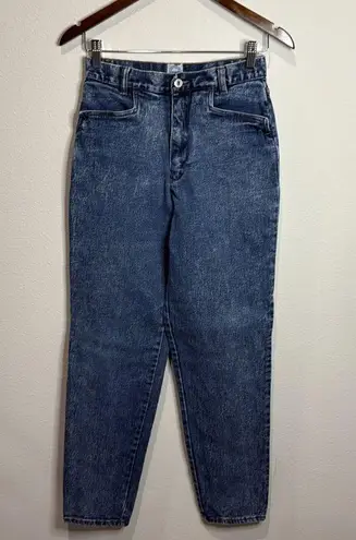 Jordache Med Wash Faded Vintage Mom Jeans 27x29" Size 8