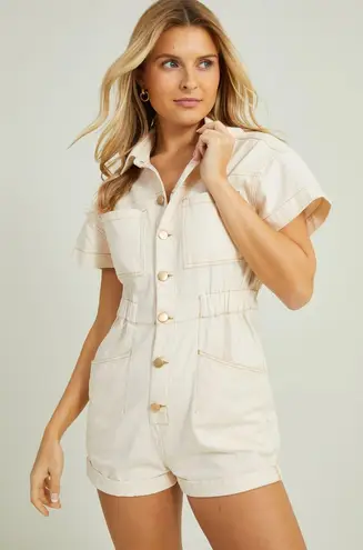 Altar'd State Denim Romper