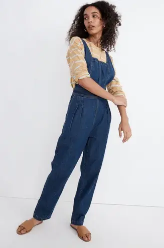 Madewell NWT  Women’s Tapered Overalls in Dunson Wash | Blue | 10