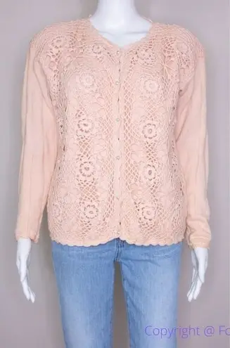 Vintage Franco's 100% cotton dusty pink sweater, women's size S Pink