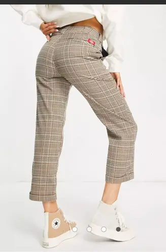 Dickies plaid cropped pants