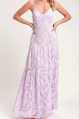 Lulus lace lavender Women’s girls formal dress Xs Purple