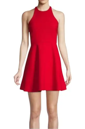 Likely Women's Racerback Fit and Flare Moore Mini Dress Red Size 0