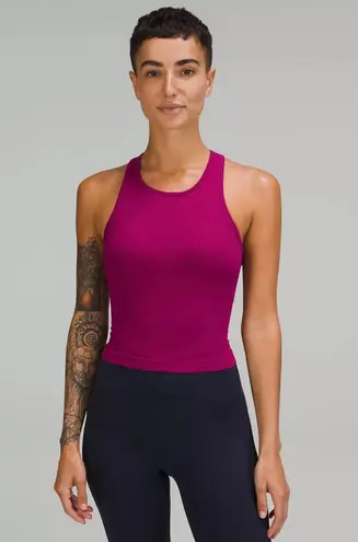 Lululemon Ebb to Street Cropped Racerback Tank Top