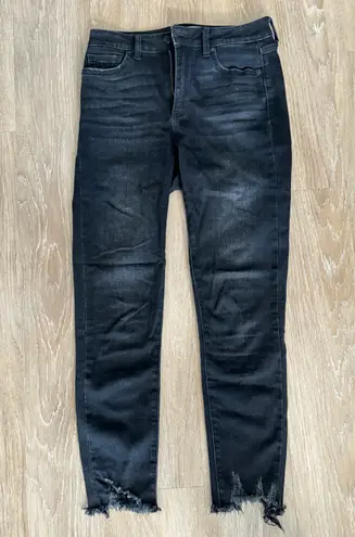 Just USA Black Cropped Straight Leg Jeans