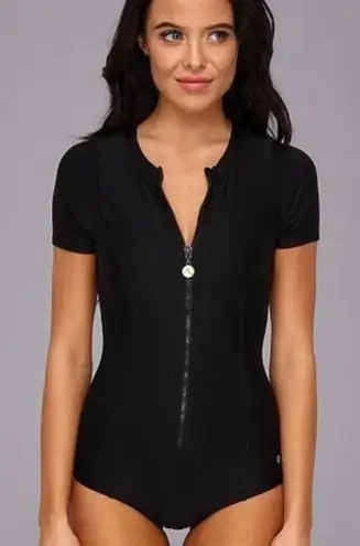 Next Black One Piece Swimsuit Sleek Design Size M