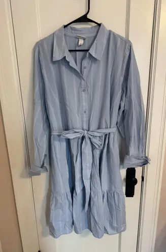 Ava & Viv  Collared Dress, 3/4 Length Sleeves - Image 1