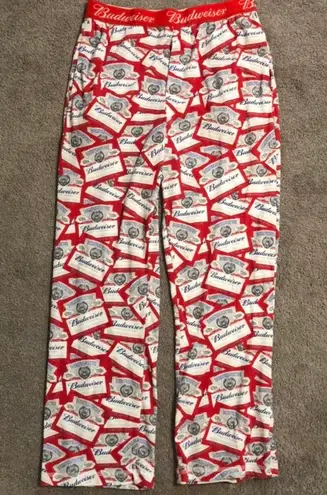 Budweiser Beer Pajama Pants Red 25 58 Off Retail From Madeline