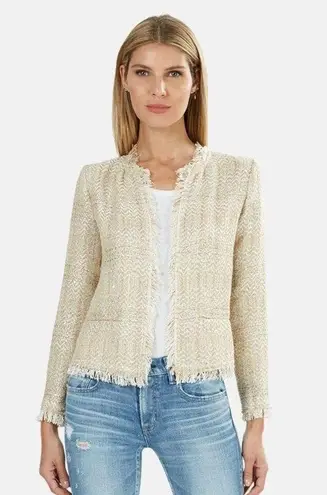 IRO ππ Uptown Sparkle Tweed Jacket ~ Beige Bronze EU 34 NWT