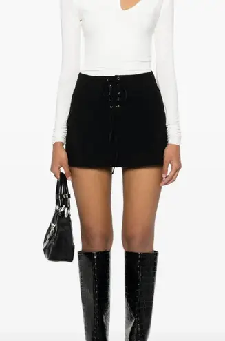 BCBGeneration  beige ribbed cutout long sleeve shirt size M