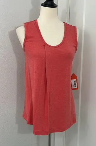 Oiselle New Size 4 Coral Red In the Fold Tank Top