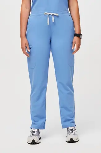 FIGS Yola FIONx Ciel Blue Skinny Scrub Pants