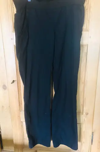 Ralph Lauren Lauren Black Cotton Pull On Pants Sz8