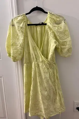 ZARA Neon Green Dress