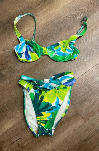 Vintage Bikini set Blue