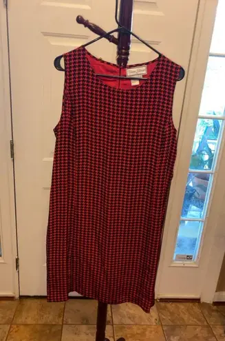 Diane Gilman Women's Dress & Jacket M Red Black