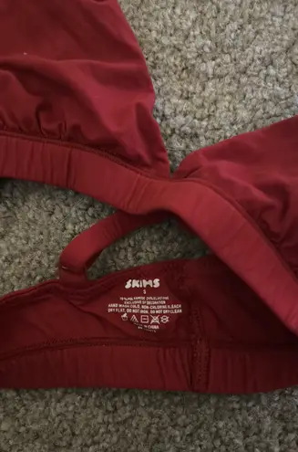 SKIMS Dark Red Bralette