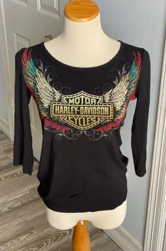 Harley Davidson Harley Davison Rhinestone Top