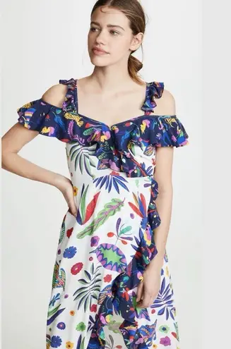 NWT CELiAB Cereza Wrap Dress Tropical Size XS
