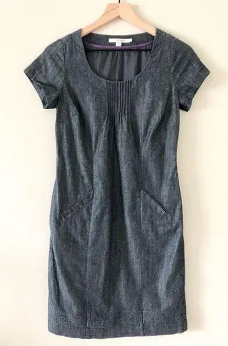 Boden USA Boden Montmartre Chambray Shift Dress in Indigo Size 2R