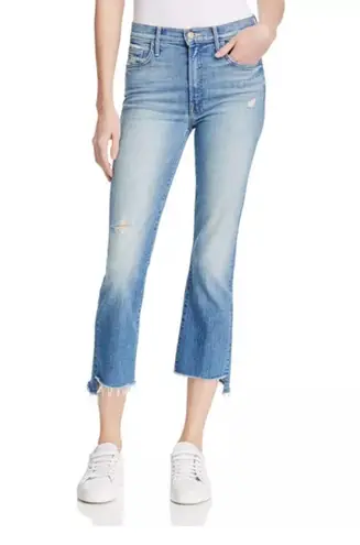 MOTHER Denim MOTHER Insider Crop Step Fray Jeans