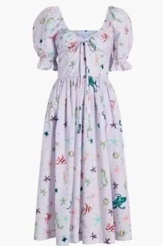 Hill House  The Ophelia Dress in Sea Creatures Lavender Size XS