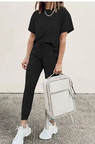 PRETTYGARDEN NWT Womens Black Weekender Top - Sz L