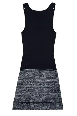 Lulumari Anthropologie Dress Womens Medium Black Gray 100% Cotton Y2K