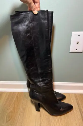 Miu Miu Leather Knee High Boots