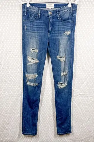 McGuire Denim McGuire Vintage Dark Distressed Newton Skinny Jeans