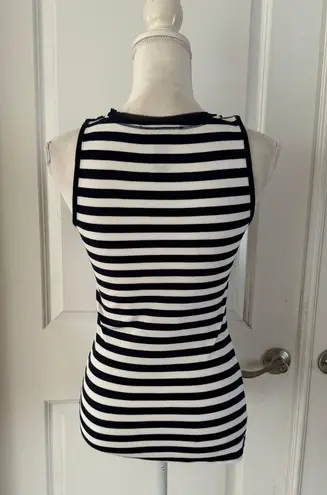 Inc international INC Ribbed Knit Tank Top With Tulle Application