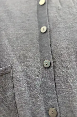 Brunella Gori 100% Merino Wool Cardigan – Made in Italy (Size M) Blue Size M