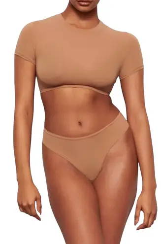 SKIMS Fits Everybody Super Cropped T-Shirt Sienna