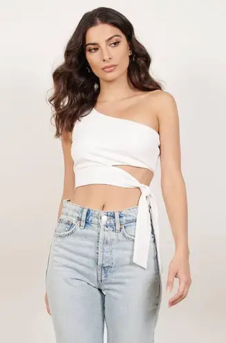 Illa Illa White Going Out Crop Top