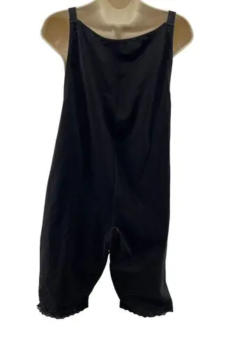 ContourMD Thigh Body Garment Side Zippers Open Crotch Black Xlarge Size XL