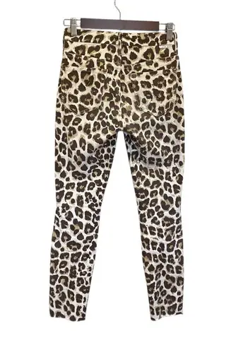 Mother High Waisted Looker Ankle Fray In Touch Of The Tiger Size 24